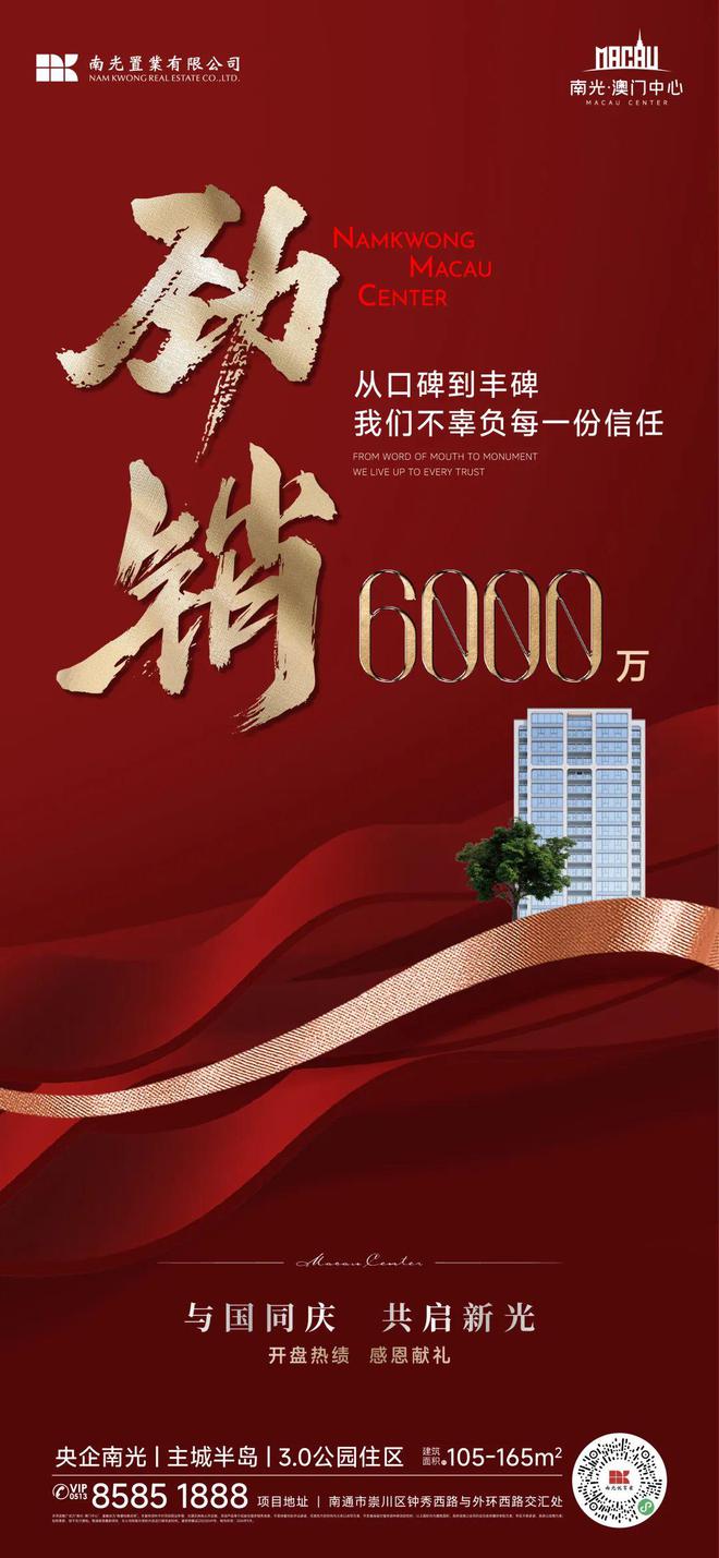 狂卖6000万！南通主城红盘盛大首开火爆出圈！(图1)