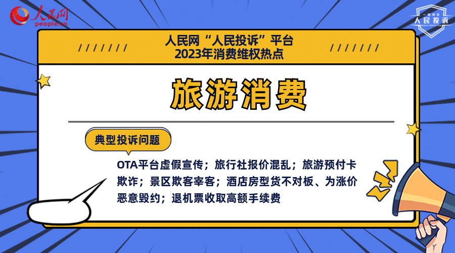 人民网“人民投诉”平台发布2023年十大消费维权热点