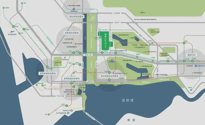 绿景白石洲单价78万㎡起在售户型110-187平精装3-4房