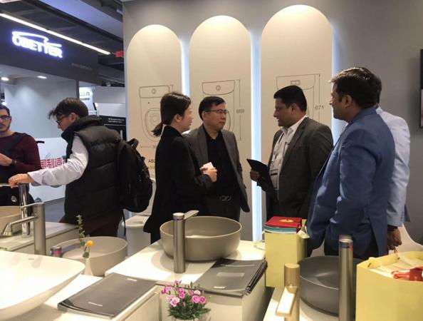 体验中国制造智慧卫浴 箭牌家居亮相2023德国法兰克福ISH展(图4)