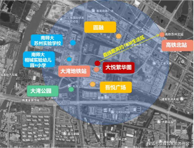 大悦繁华图：苏州高铁新城核心首付15%开启品质生活(图3)