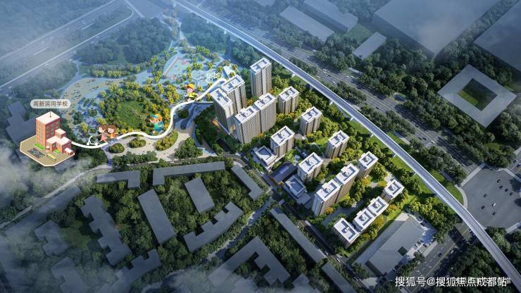 成都【高投万科高新锦曜】深度解读：坐拥主城西门户以公园生态宜