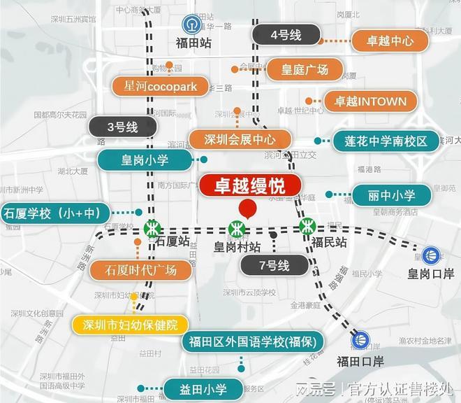 福田新规王炸！卓越缦悦：90%+得房率126㎡改5房的空间魔术(图17)