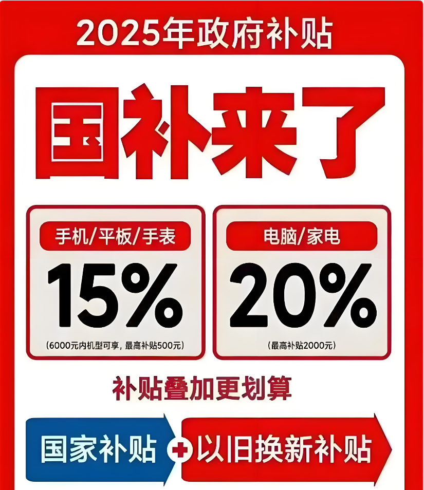 新一轮国补来了！国补政策11月15日最新消息：恢复继续！第四
