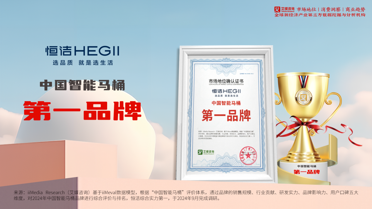 深度观察中国智能马桶第一品牌为什么是恒洁卫浴？(图1)